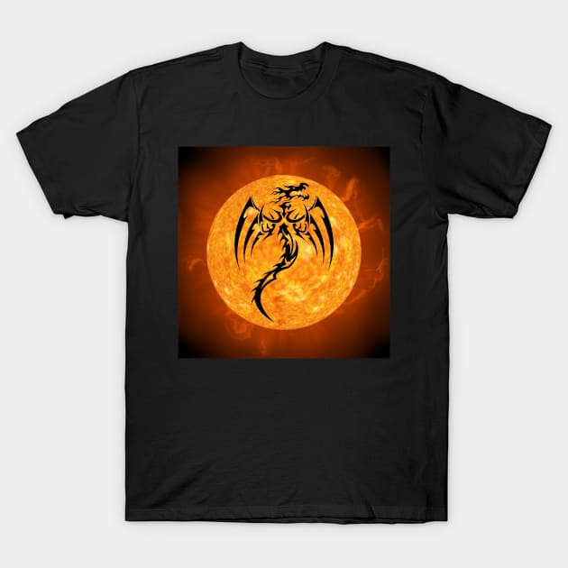 Fire Dragon T-Shirt by NeedThreads